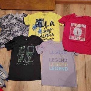 Kids Graphic T-Shirts - Set of 5 SIZE M 8-10